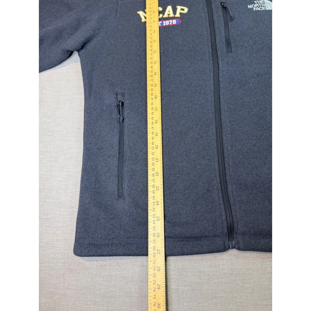 The North Face Sweater Fleece Jacket Mens Medium Gray Excellent NCAP Speedo